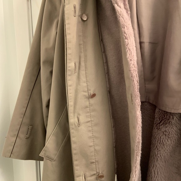 Double lining heavy trench coat with belts sears - Picture 9 of 15